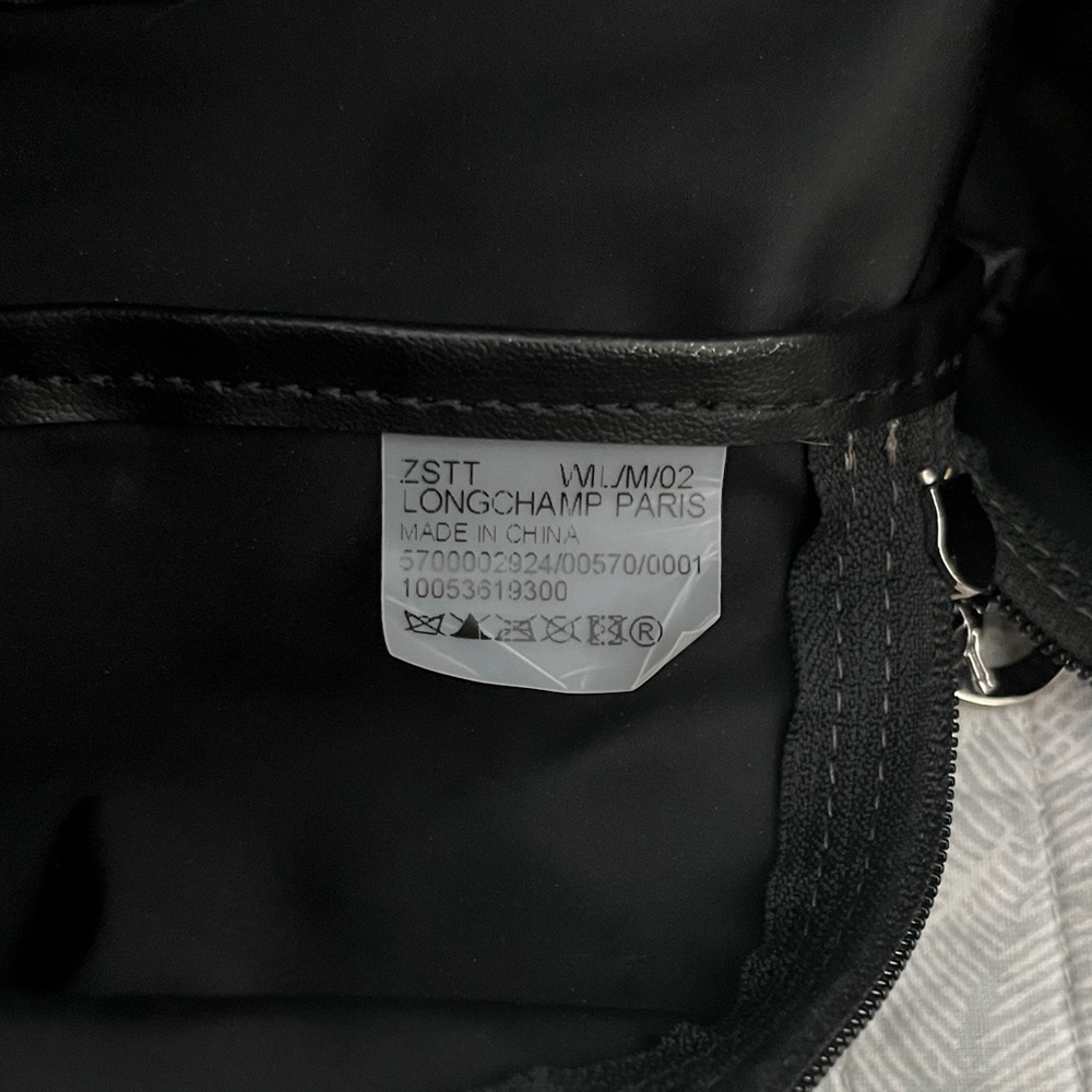 Longchamp large gunmetal Backpack - Picture 5 of 7